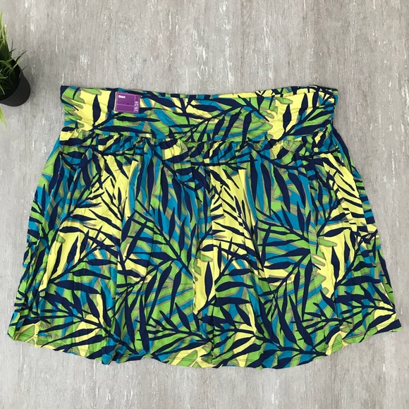 Lane Bryant Women’s Hawaiian Skirt Tropical Print - Picture 3 of 5